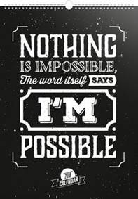 Motivační kalendář 2018 - nástěnný kalendář