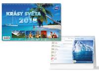 Krásy světa 2018 - stolní kalendář