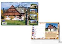 Lidová architektura 2018 - stolní kalendář