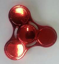 Extreme Spinner metalická červená