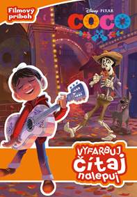 Coco - Vyfarbuj, čítaj, nalepuj