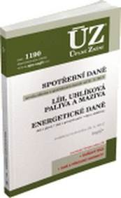 ÚZ 1190 Spotřební daně, líh, paliva a maziva, energetické daně