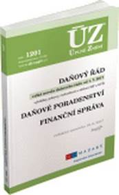 ÚZ 1201 Daňový řád, Finanční správa, Daňové poradenství, Platby v hotovosti