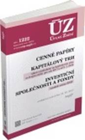 ÚZ 1222 Cenné papíry, Kapitálový trh, Investiční společnosti a fondy