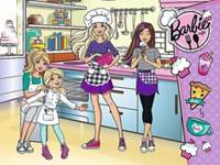 Puzzle Barbie Společně v kuchyni