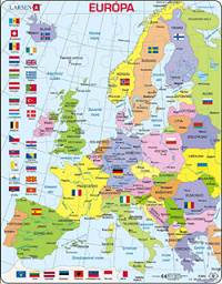 Puzzle Larsen Európa
