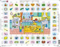 Puzzle Larsen Learning english 1 - Kitchen