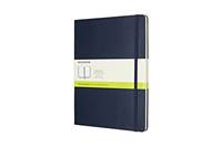 Moleskine: Zápisník tvrdý čistý modrý XL