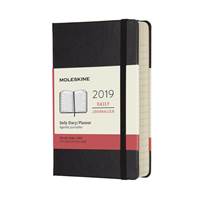 Moleskine: Diář 2019 denní tvrdý černý L