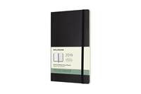 Moleskine: Plánovací zápisník 2019 měkký černý L