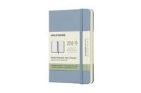 Moleskine: Plánovací zápisník 2018-2019 tvrdý světle modrý S