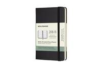 Moleskine: Horizontální diář 2018-2019 tvrdý černý L