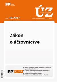 UZZ 30/2017 Zákon o účtovníctve