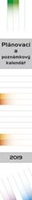 Plánovací kalendář 2019 - nástěnný kalendář