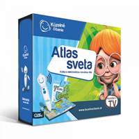 Atlas sveta + elektronická ceruzka Albi - hovoriaca interaktívna kniha (Kúzelné čítanie)