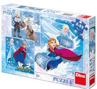 Puzzle FROZEN Zimní radovánky 3x55 dílků