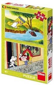 Puzzle Víla Amálka a Káťa a Škubánek 2x48 dílků