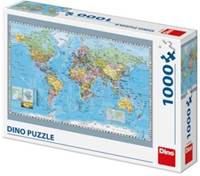 Puzzle 1000 Politická mapa světa