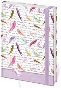 Diář 2019 A5 LYRA denní s gumičkou Indian