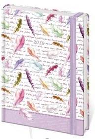 Diář 2019 A5 LYRA týdenní s gumičkou Indian