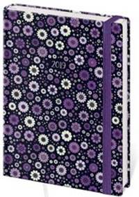 Diář 2019 B6 LYRA denní s gumičkou Fantasy