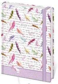 Diář 2019 B6 LYRA denní s gumičkou Indian