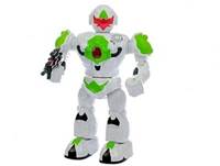 Robot česky mluvící 32 cm chodící na baterie se světlem a zvukem