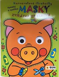 Zvířátka ze statku - Karnevalové škrabošky Masky