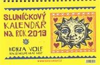 Sluníčkový kalendář na rok 2019 - stolní kalendář