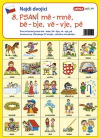 Najdi dvojici 8 Psaní mě, mně, bě, bje, vě, vje, pě