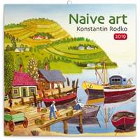 Poznámkový kalendář Naivní umění