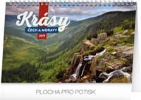 Stolní kalendář Krásy Čech a Moravy 2019