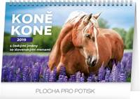 Koně – Kone CZ/SK 2019,- stolní kalendář 2019