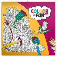 Poznámkový kalendář Omalovánkový kalendář