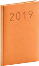 Týdenní diář Vivella Fun 2019, oranžový,