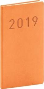 Kapesní diář Vivella Fun 2019, oranžový,