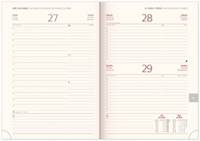 Denní diář Forest 2019, krémový, 15 x 21