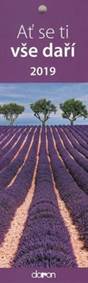 Ať se ti vše daří 2019 - záložkový kalendář