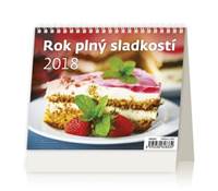 Rok plný sladkostí 2018 stolový kalendár