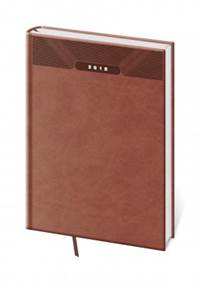 Diář 2018 týdenní A5 Print angl. červený