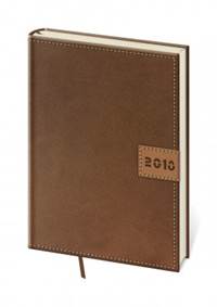 Diář 2018 denní A5 Toledo hnědý