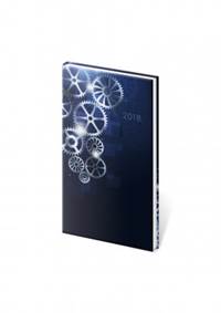 Diář 2018 kapesní Vario Blue