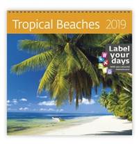 Kalendář nástěnný 2019 - Tropical Beaches