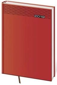 Diář 2019 týdenní B5 Gommato červený