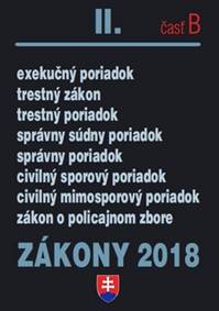 Zákony 2018 II. časť B