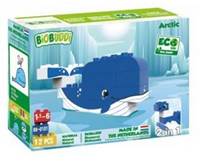 BiOBUDDi stavebnice Wildlife Arctic 2v1 velryba/lachtan