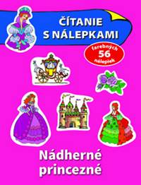 Čítanie s nálepkami: Nádherné princezné