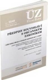 ÚZ 1249 Předpisy související s občanským zákoníkem, Veřejné rejstříky