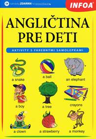 Angličtina pre deti – zošit s farebnými samolepkami