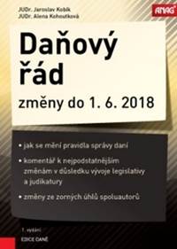 Daňový řád Změny do 1. 6. 2018